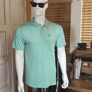 Billabong Coronado Polo Shirt Short Sleeve Mint Green Size Medium